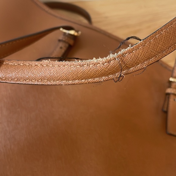 Michael kors jet set travel large saffiano leather tote bag colour : luggage - Picture 4 of 5